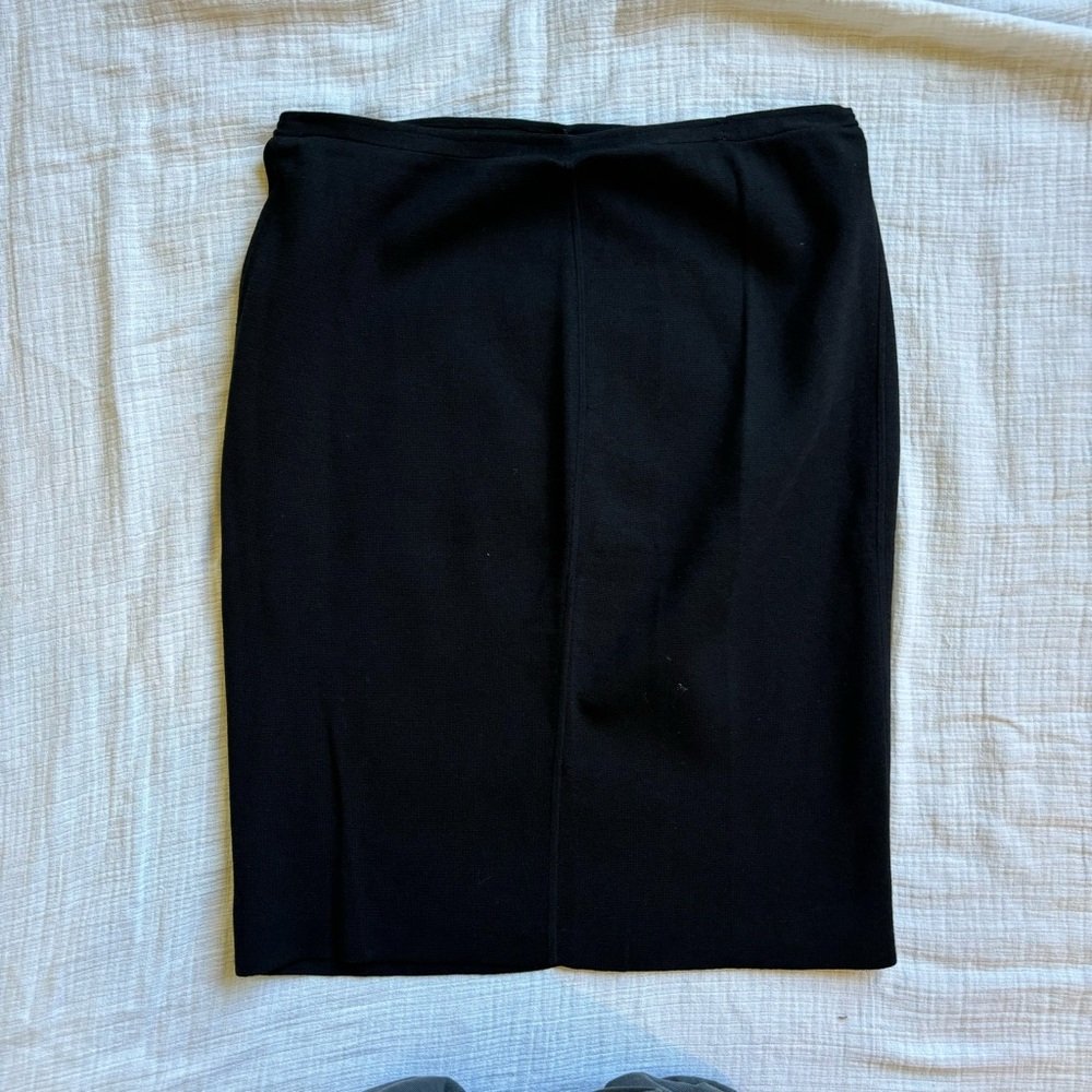 Theory Brookelle S Gleam women’s pencil silk‎ blend skirt black medium